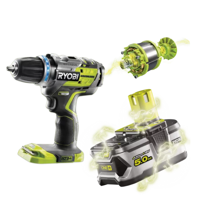 La tecnologia brushless FORNISCE MAGGIORE POTENZA, AUTONOMIA E DURATA NEL TEMPO