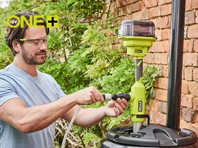 RYOBI ūdens sūkņu klāsts